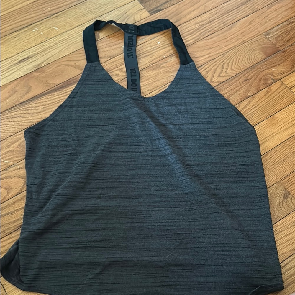 Nike Gray Sleeveless Tank Top with Racerback